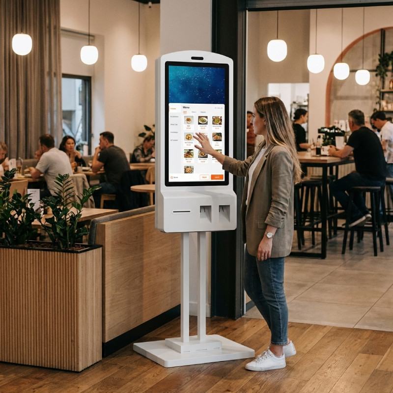 Kimex 165-3205C Borne de Paiement Tactile 32''