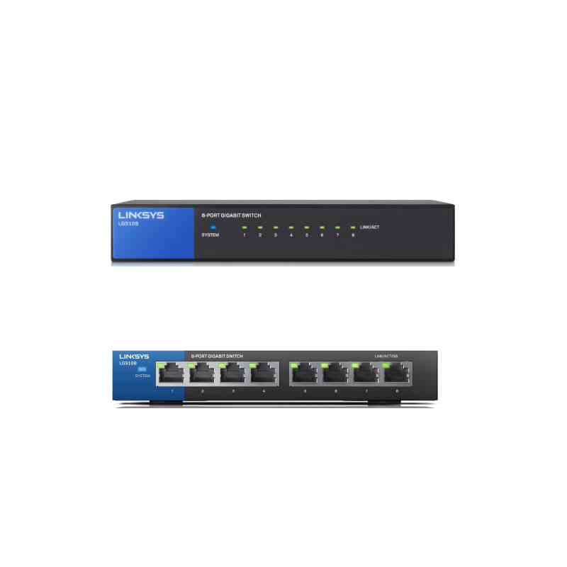 Linksys LGS108 8 ports