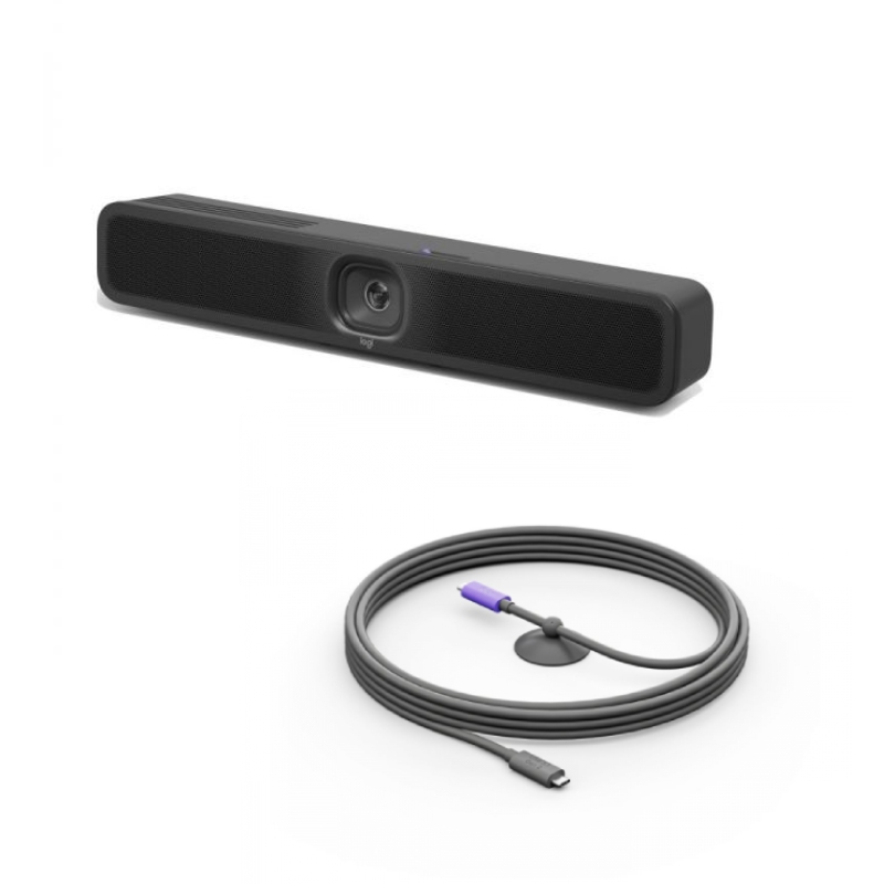 Logitech MeetUp 2 + câble USB actif