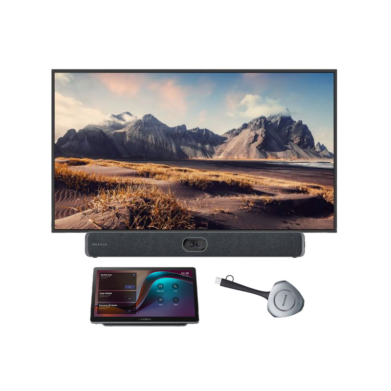 Kit Visio Maxhub Barre V50 + Ecran 65'' CMA + Dongle WT13M