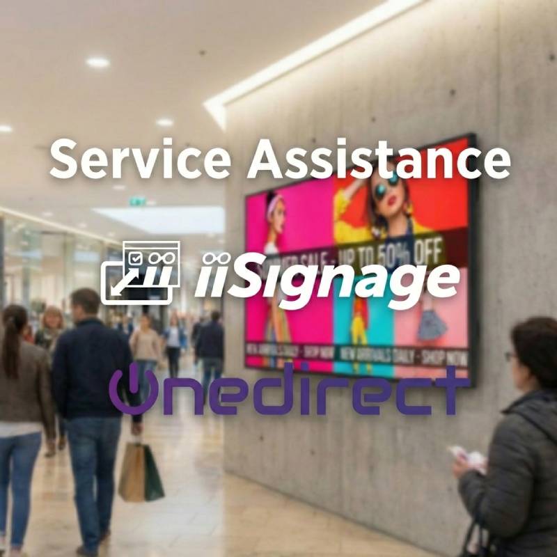 Onedirect Care: Aide à l’installation IISIGNAGE²
