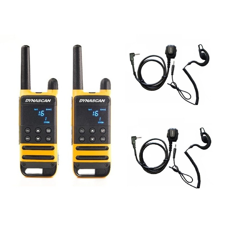 Pack Dynascan P19 + 2 micro-oreillettes avec crochet