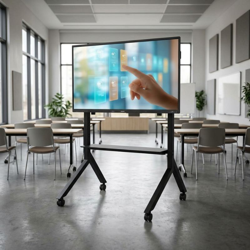Pack Écran tactile Philips E-Line 65'' + Support mobile B-Tech BT8545