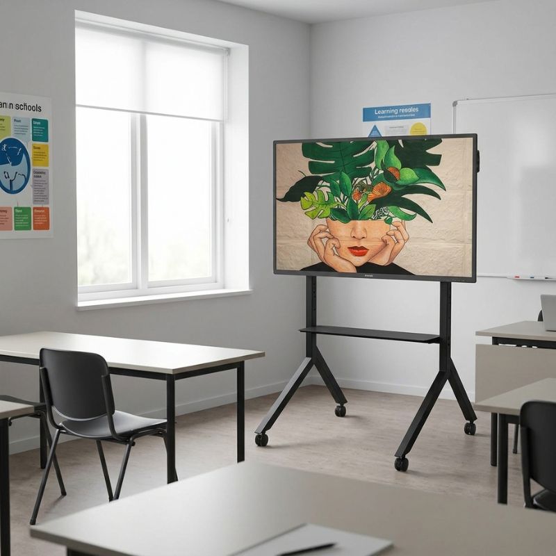Pack écran Philips D-Line 65'' + Support mobile B-Tech BT8545