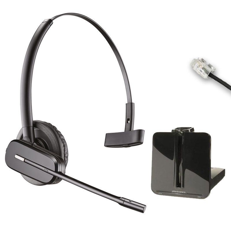 Plantronics CS540 Mono - Casque téléphonique sans fil RJ - Plantronics