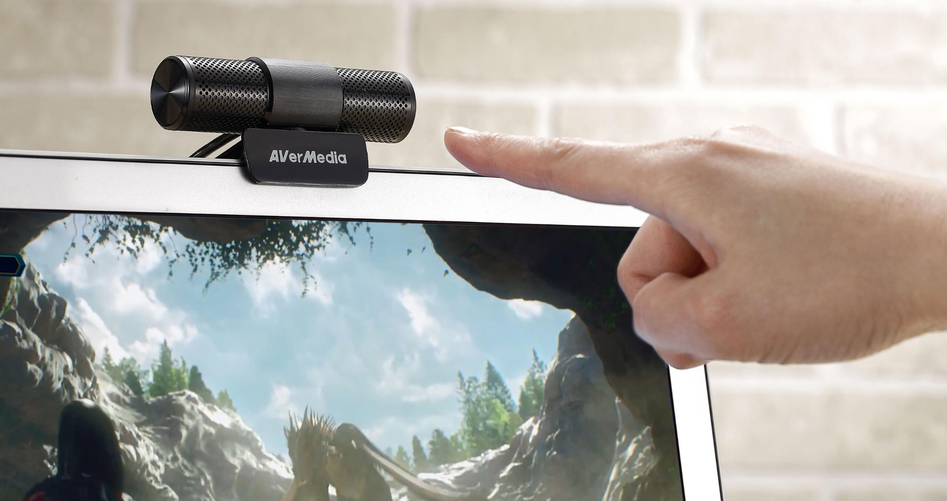 Webcam USB Full HD avec rotation 360° Avermedia CAM 313