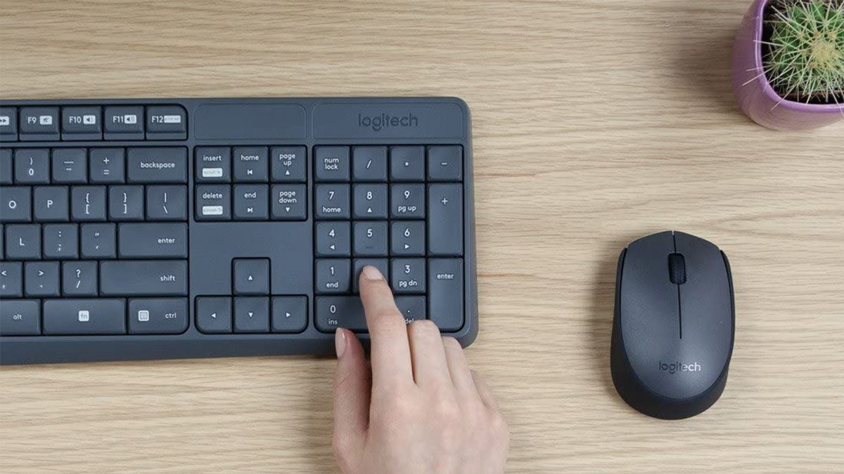 Logitech clavier Souris incluse Maison RF sans fil QWERTZ (920-004511