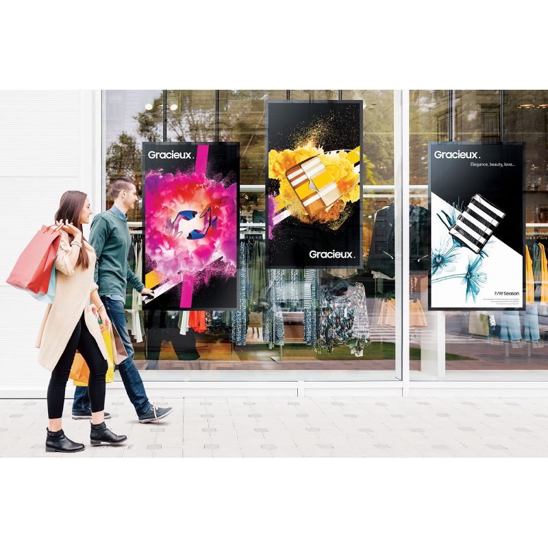 Samsung OM55N-S écran vitrine