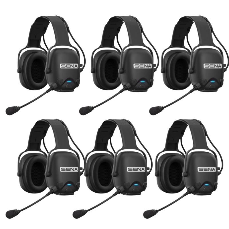 Pack de 6 casques Mesh Sena CAST-01
