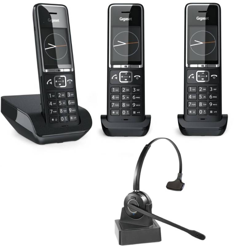 Pack Gigaset Comfort 550 + 2 Comfort 550HX + Cleyver HW10
