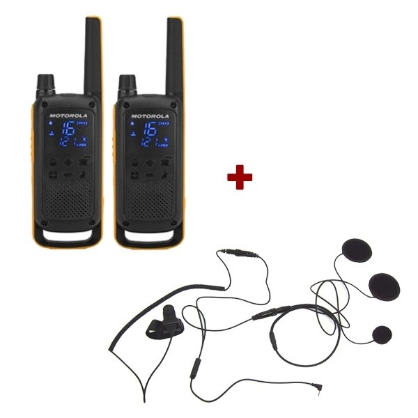 Pack de 2 Motorola Talkabout T82 Extreme + Micro casque