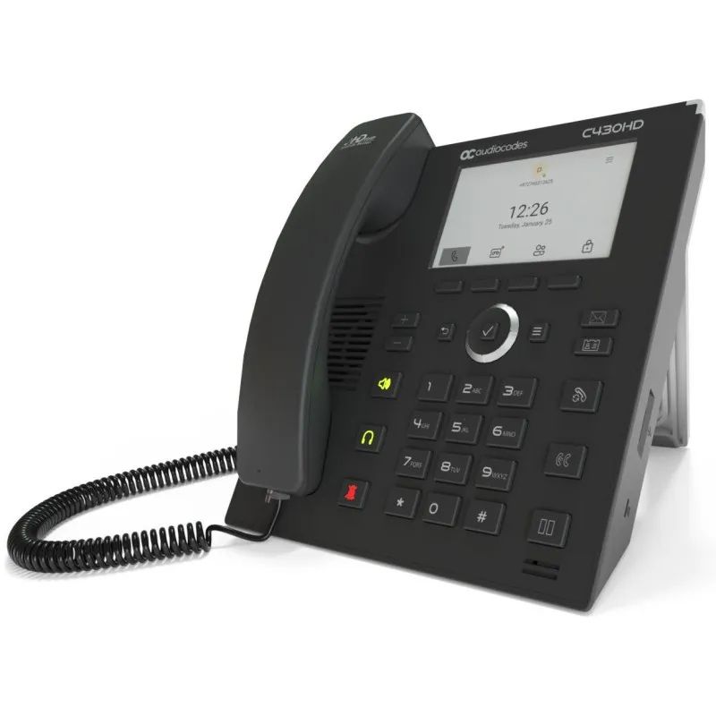 AudioCodes C430HD Téléphone IP Microsoft Teams