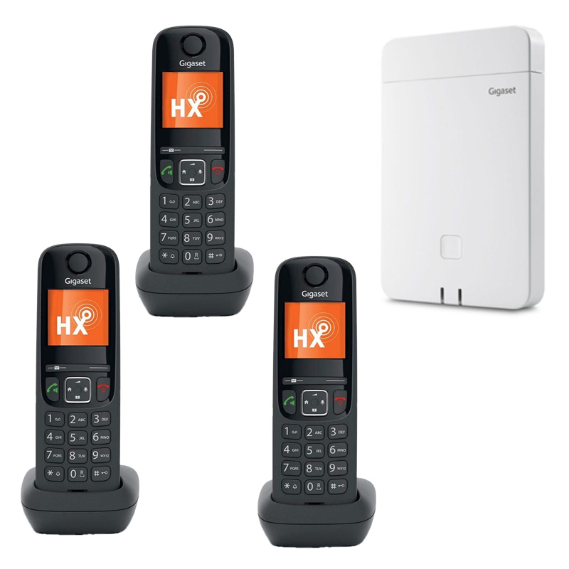 3 Gigaset AS690HX + borne N670 DECT IP