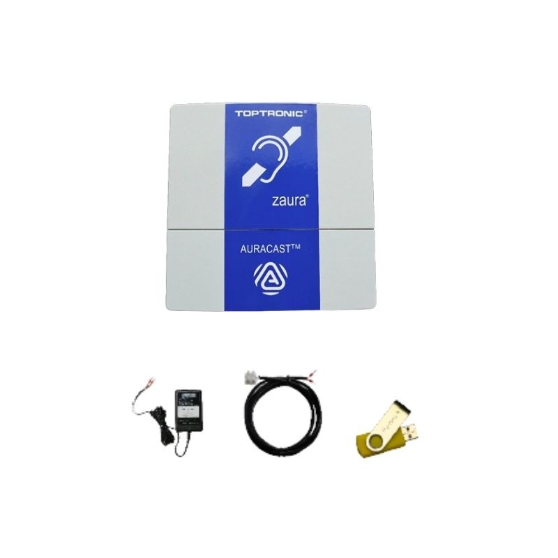 Toptronic Kit Zaura 20 Auracast pour salles 20m