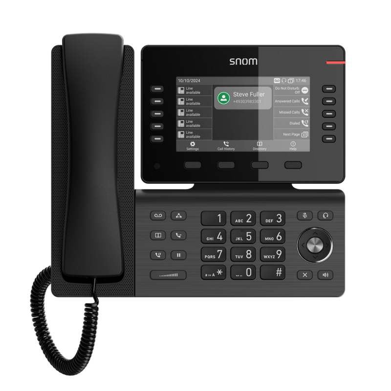 Snom D815WB Téléphone IP Noir Wifi
