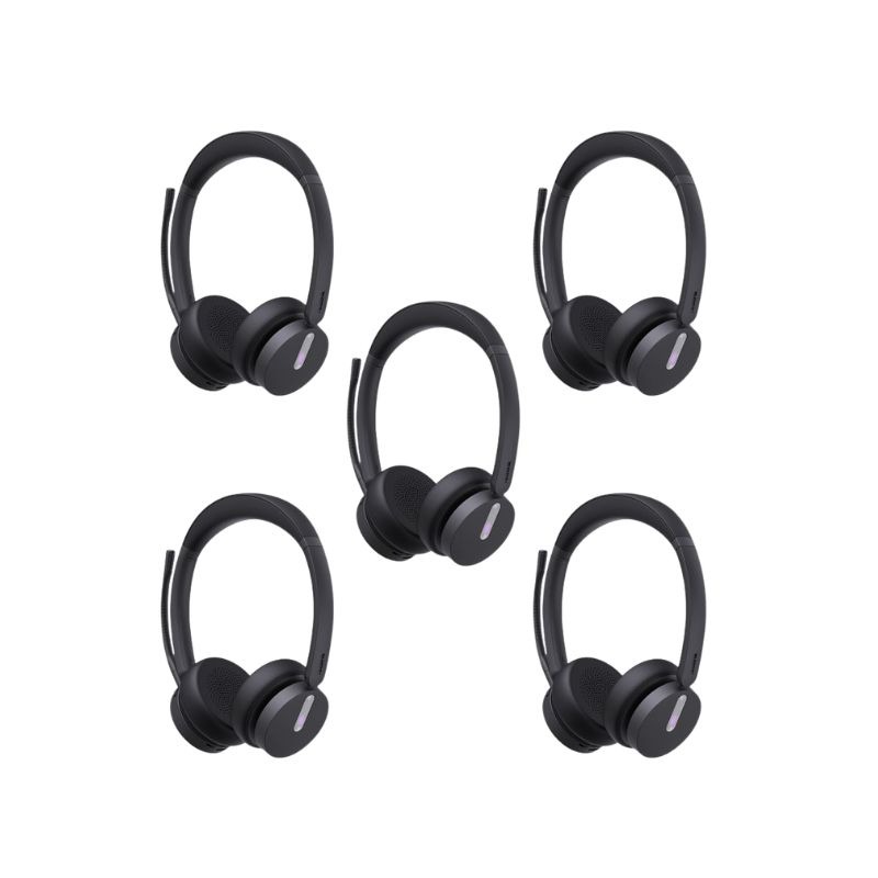 Pack 5 casques sans fil Yealink WH64 Duo MS
