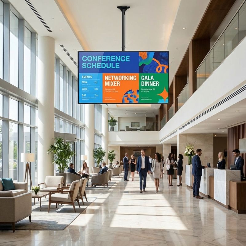 Pack écran Sony FW-75BZ40L 75" + Support plafond Neomounts