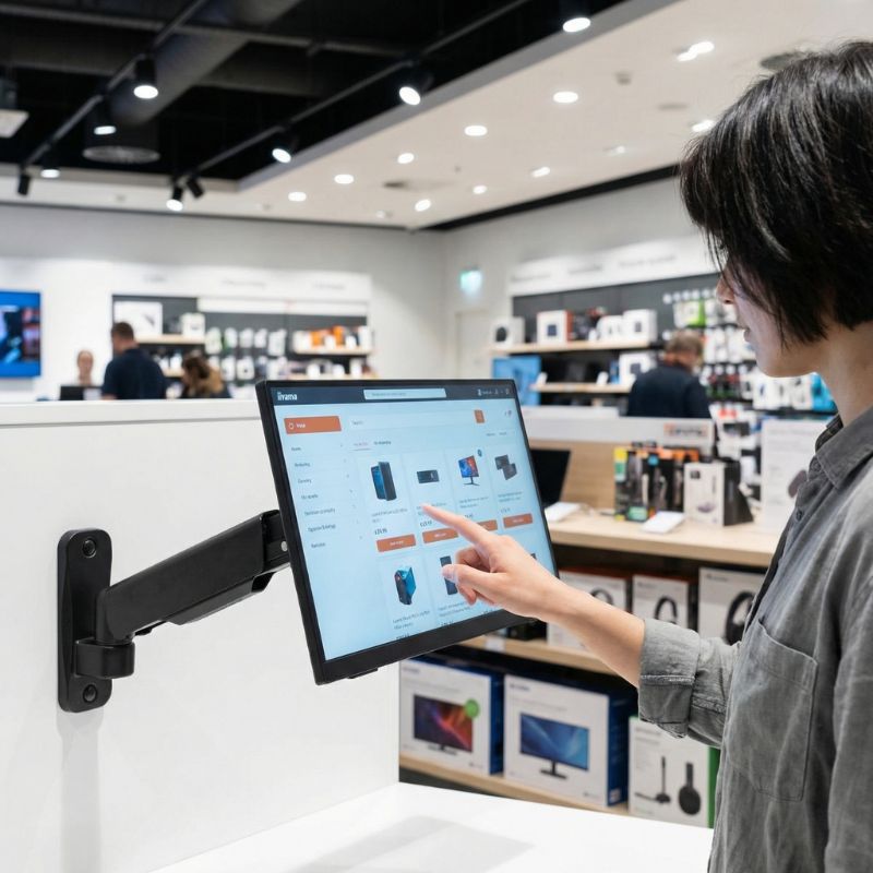 Pack écran tactile iiyama ProLite T2255MSC-B1 21,5'' + support mural Neomounts