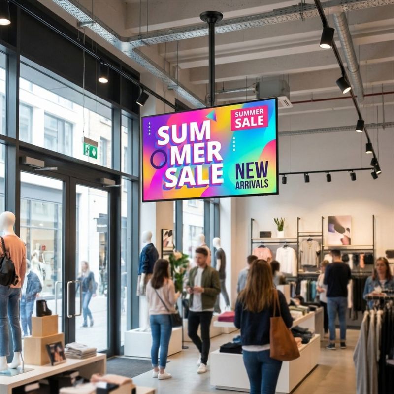 Pack écran iiyama ProLite LH5560UHS-B2AG 55" + Support plafond Neomounts