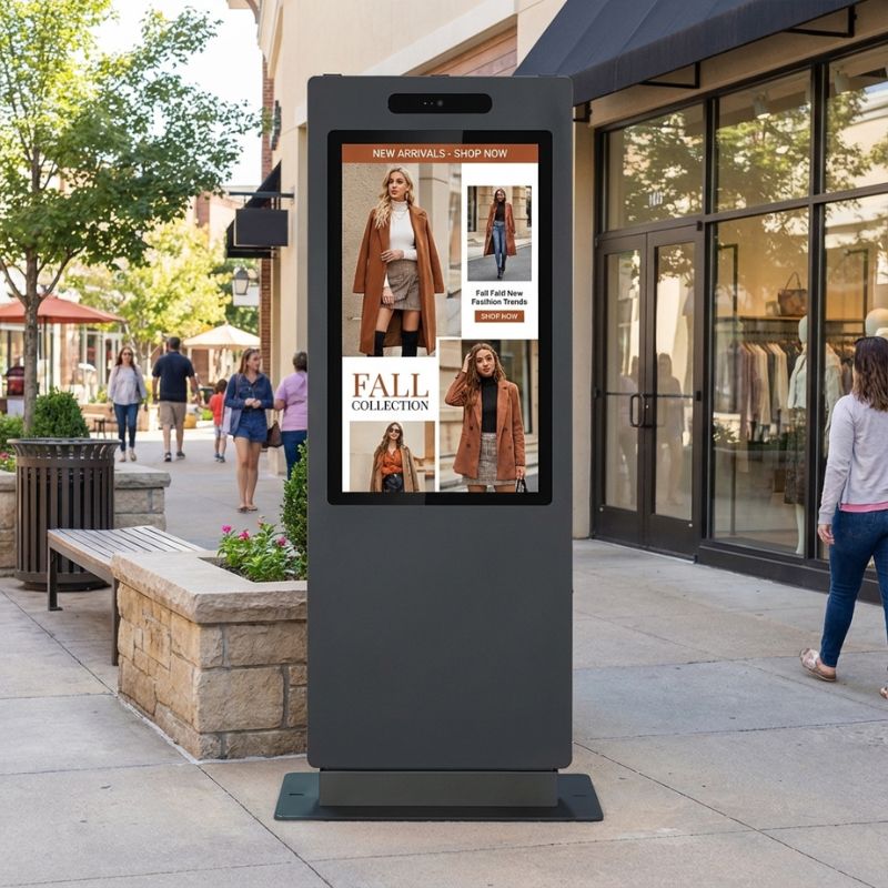 Kimex totem vidéo outdoor 55'' 3500cd