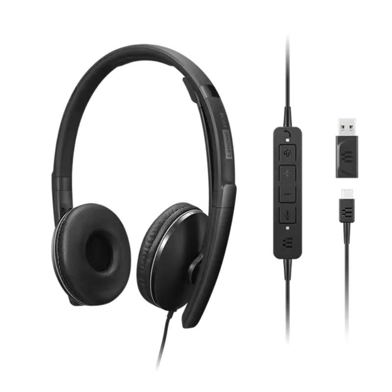 Lenovo Gen 2 USB-C Casque filaire ANC