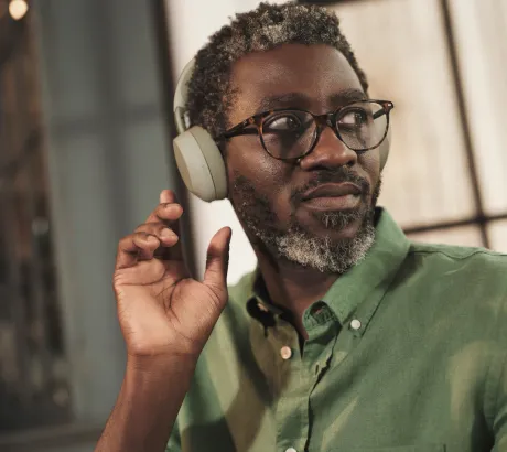 Casque audio réducteur de bruit avec microphone pour les appels professionnels