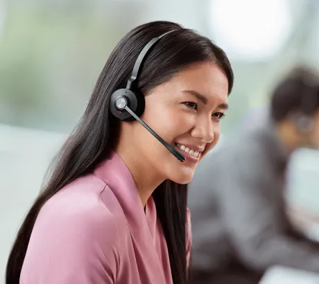 Casque Jabra avec microphone pour les appels et les visioconférences