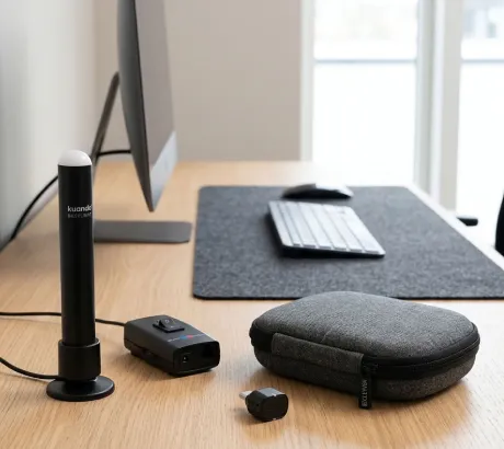 Housses de transport et dongles USB pour casques audio professionnels