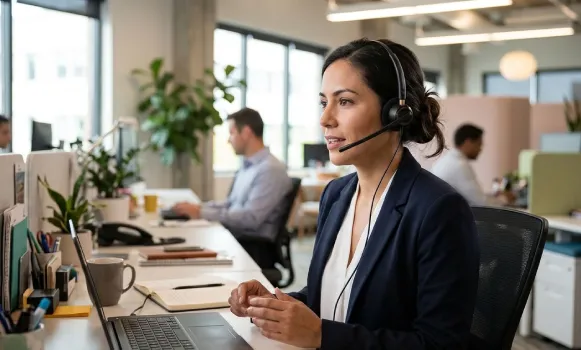 Casque filaire Quick Disconnect Casque QD avec microphone pour téléphonie professionnelle