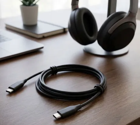 Câbles USB pour casques audio professionnels Câbles USB-A et USB-C pour connecter et recharger des casques professionnels