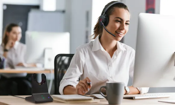 Micro casque sans fil avec microphone pour le bureau
