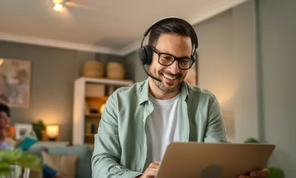 Casque audio Yealink avec microphone pour le bureau et le télétravail