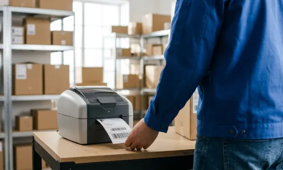 Imprimante thermique professionnelle pour étiquettes et codes-barres