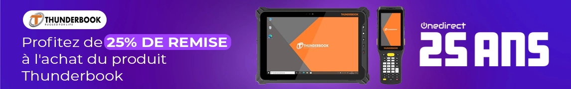  Profitez de 25% de remise à l'achat du produit Thunderbook