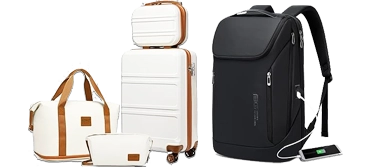 Un set de valises / Un sac à dos connecté