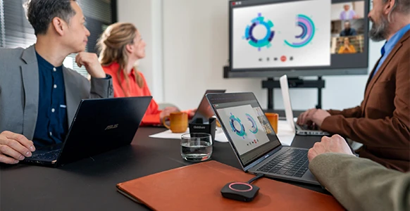 Présentation sans fil avec Barco ClickShare Présentation sans fil avec Barco ClickShare