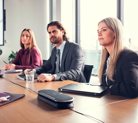 Haut-parleurs de conférence portables pour réunions flexibles