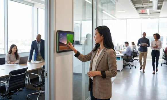 Tablettes de réservation de salle