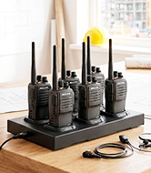 Talkies Walkies avec chargeurs / batteries