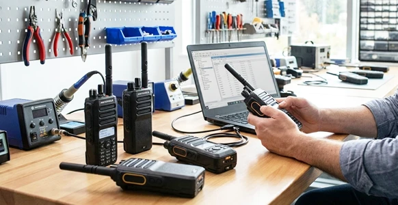 Programmation & attribution de licence des talkies-walkies Motorola