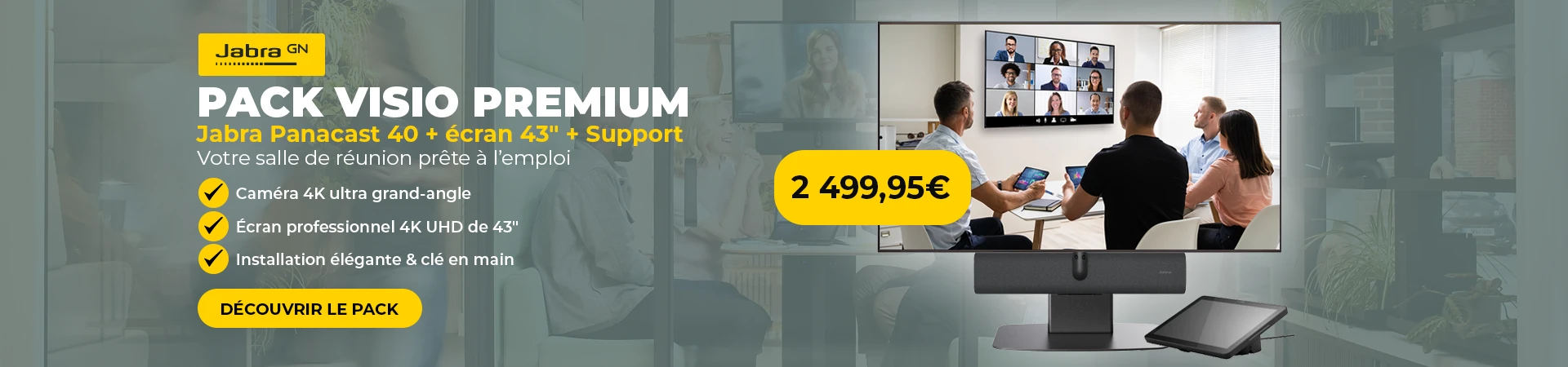 Kit visio Jabra PanaCast 40 VBS