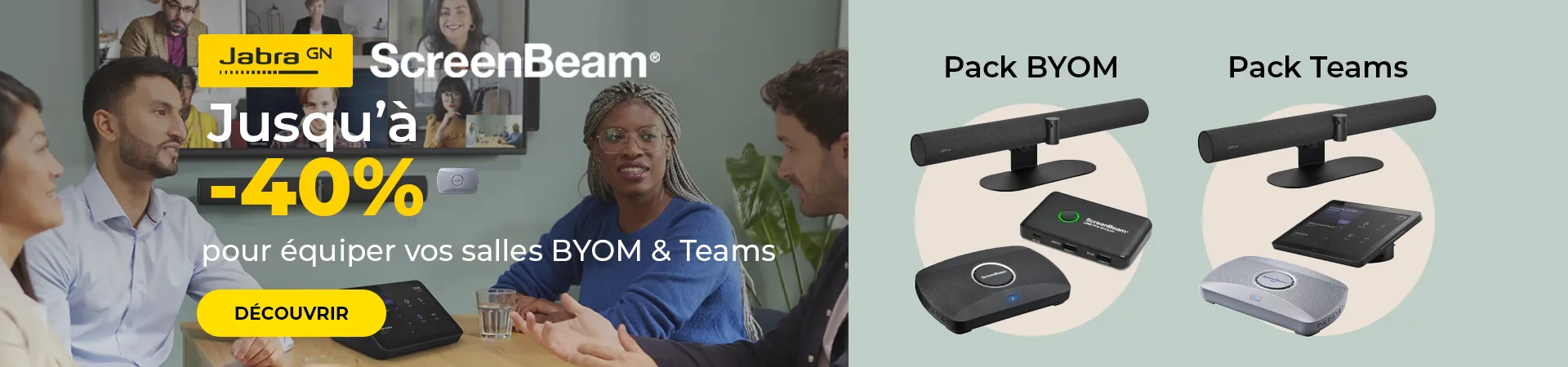 Packs Jabra and Screenbeam