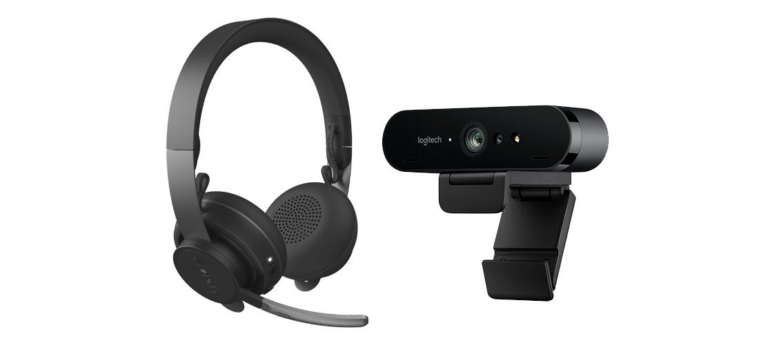 Pack Logitech Brio + Logitech Zone Wireless