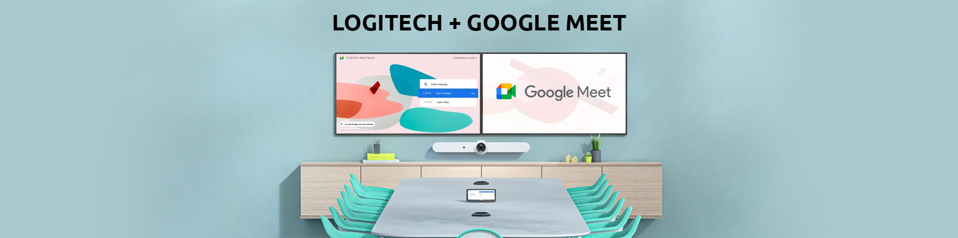 Salles Google Meet Logitech