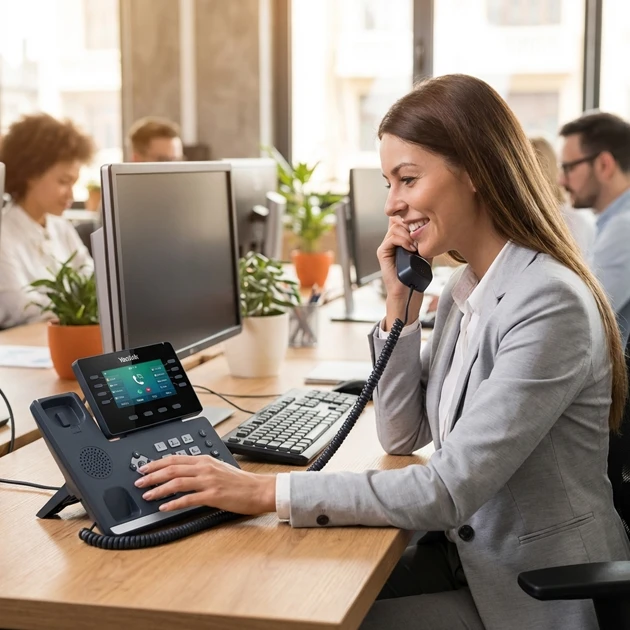 Installation et mise en service de téléphones Yealink