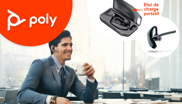 Oreillette Bluetooth Plantronics Voyager 5200 UC