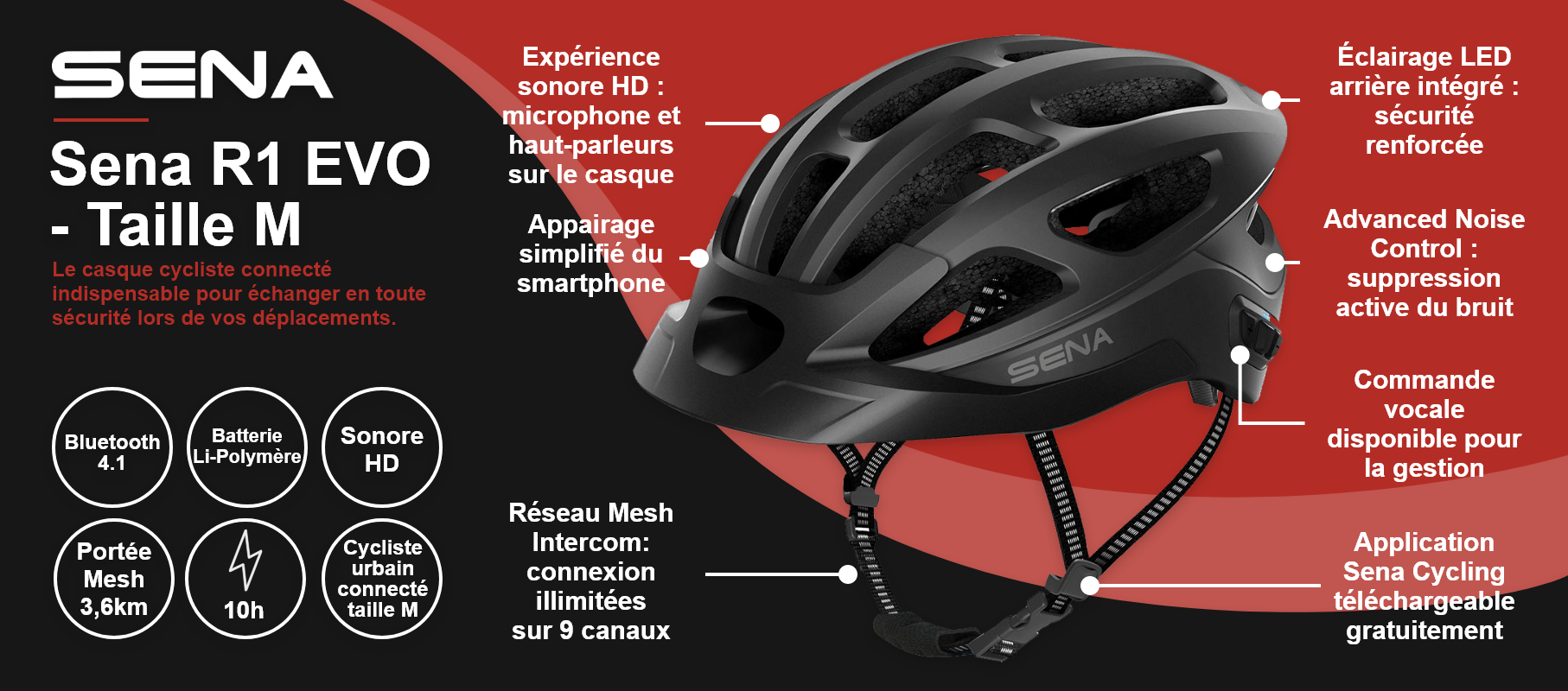 Sena R1 EVO – Taille M