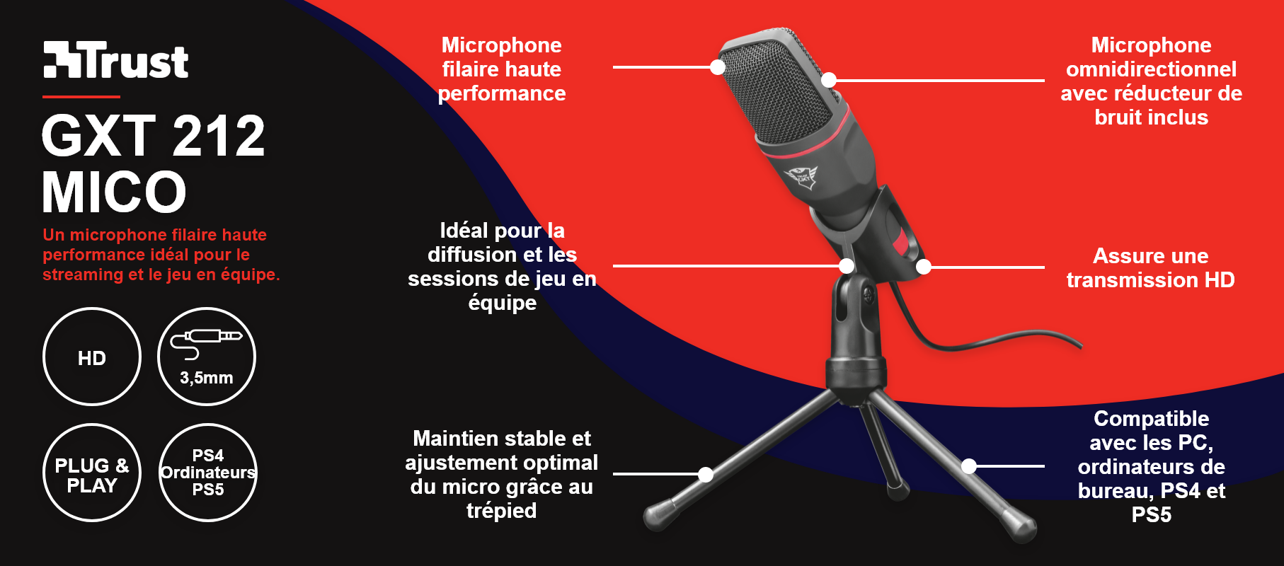 Trust GXT 212 MICO