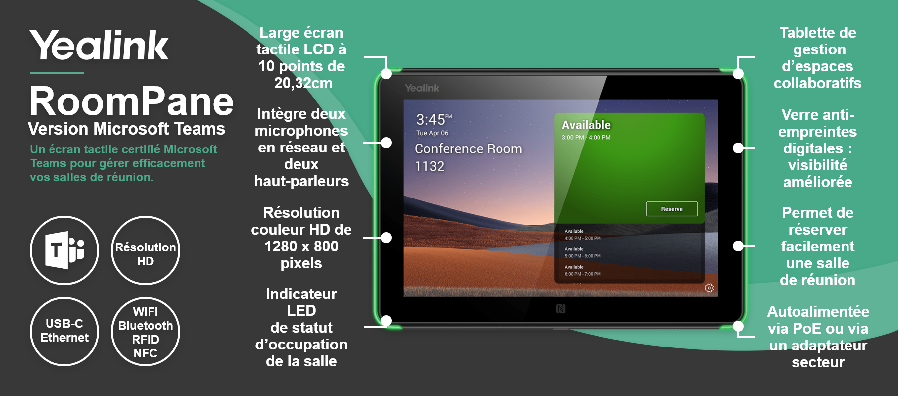 Yealink RoomPanel - Microsoft Teams