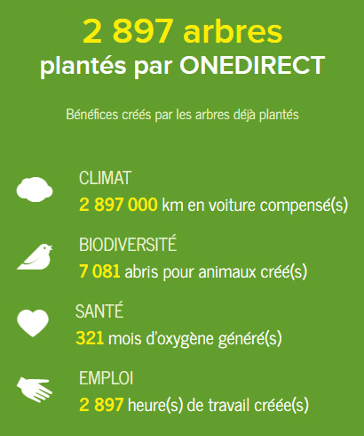 Projet Reforestaction Onedirect
